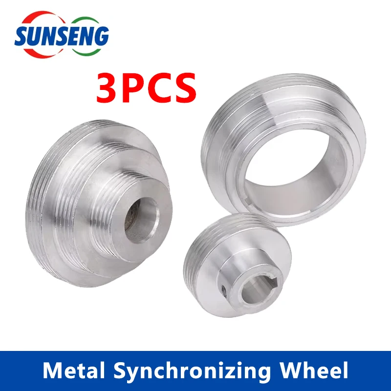 Metal Synchronous Lathe Pulley Wheel for WM210V Pulleys BHC210 HS210 JY210V CTC210 HBM210 Lathe Spare Motor Synchronizing Wheels