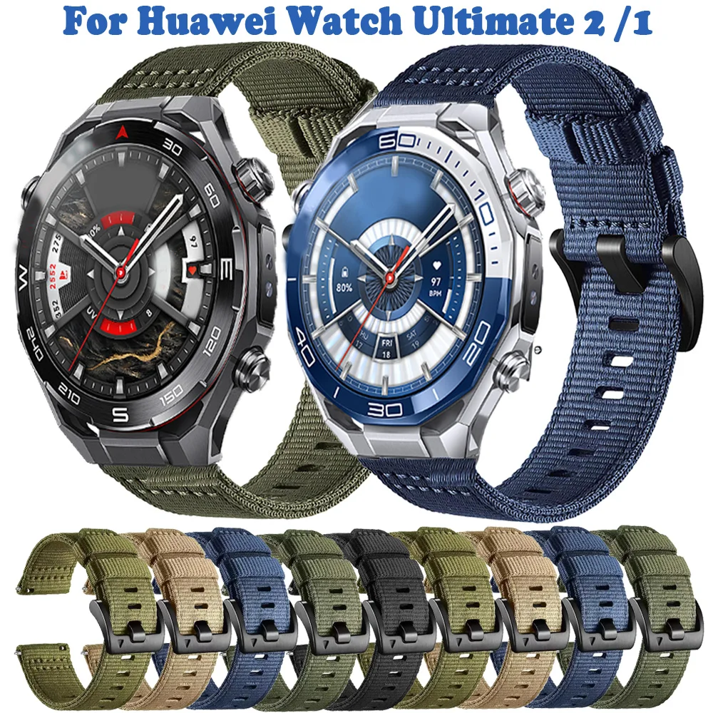 

Официальный нейлоновый ремешок для часов Huawei Watch Ultimate 2/1, дышащий мягкий ремешок 22 мм, подходит для часов Huawei Watch 5 4 GT6/5/4/3 46 мм