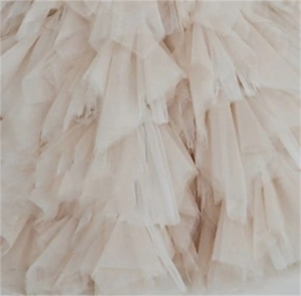 Flower Girl Dress Champagne Ball Gown Puffy For Wedding Tulle Appliques Beading Party Pageant First Communion Gown Gift