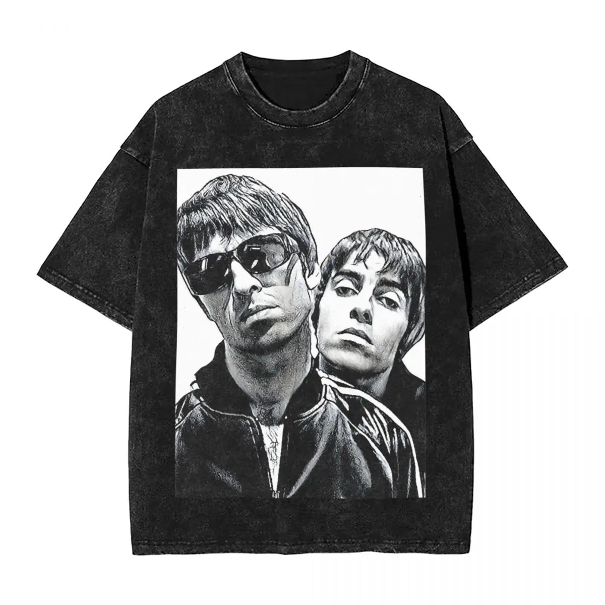 O-Oasis T Shirt Summer Liam Musician Gallagher Vintage T-Shirts 2024 Cotton Fashion Tee Shirt For Men Short Sleeve Print Clothes