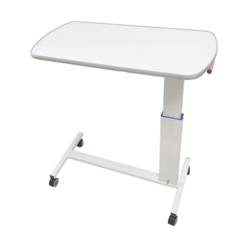 Quick Order Movable Dining Table stainless steel modern furniture adjustable hospital Overbed Table