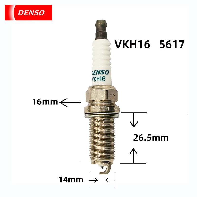 DENSO 이리듐 점화 플러그 VKH16 5617, 프레이저 고워 프레이저 푸신 깍지 적합