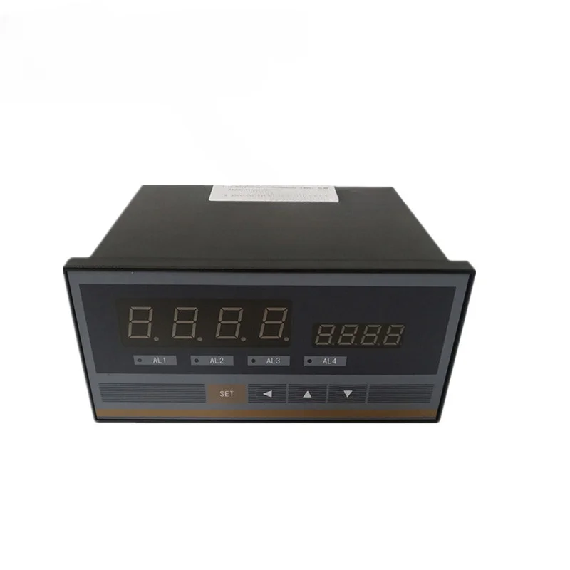 Single channel digital display meter 4-20MA input DC24V dual 4-position LED 4-point alarm relay