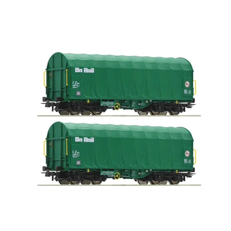 ROCO Train Model 76049 HO 1/87 Sliding Tarpaulin Cargo Carriage 2 Sections