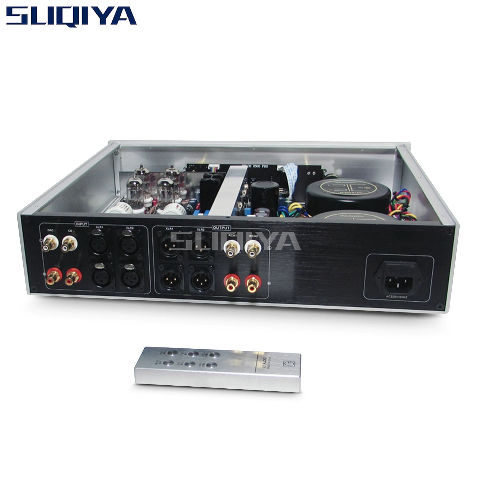 Imagem -02 - Suqiya-golden Teletelos T2500 Tubo Pré-amplificador Totalmente Equilibrado Controle Remoto Febre Hifi Flagship Pura Classe a