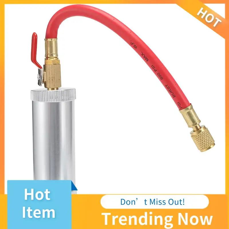 

CMHI-Dye Injector Air Conditioning Car Oil Injection R12 R134A R22 Dye Injection 2 Ounce Pure Liquid Coolant Filler Tube