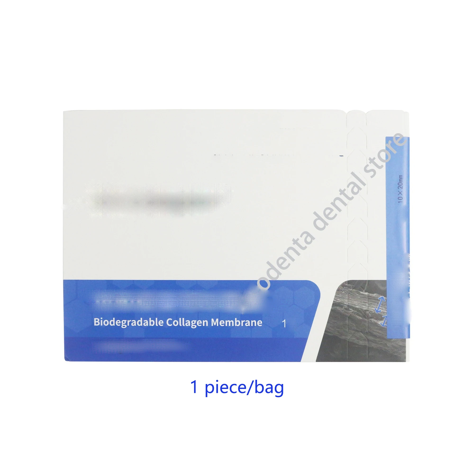 1 Bag Dental Absorbable Bioremediation/Collagen Membrane/Periosteum Alveolar Ridge Restoration/Repair of Alveolar Bone Defects