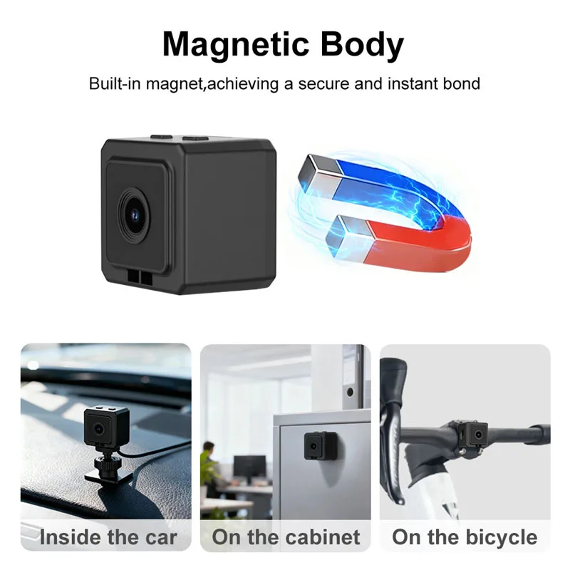 كاميرا MD38 للحيوانات الأليفة كاميرا الجسم المغناطيسي 1080P HD 120 °   زاوية واسعة 210 دقيقة تسجيل 700 مللي أمبير فيديو حلقة للكلاب والقطط أول شخص عرض جديد