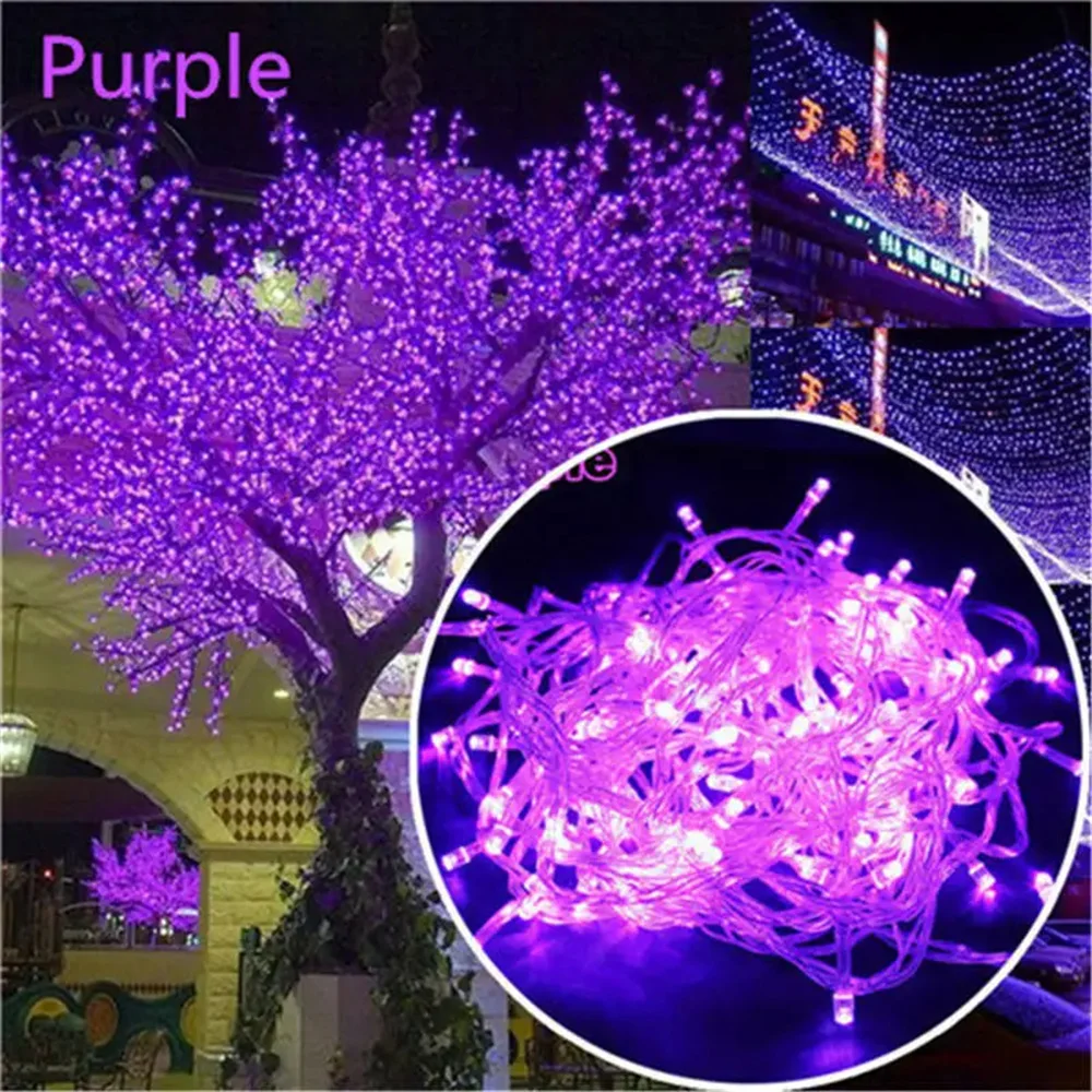 10M 100 LED String Light for Wedding Fairy Christmas Lights Outdoor Twinkle Christmas Tree Decoration Outdoor LED Christmas