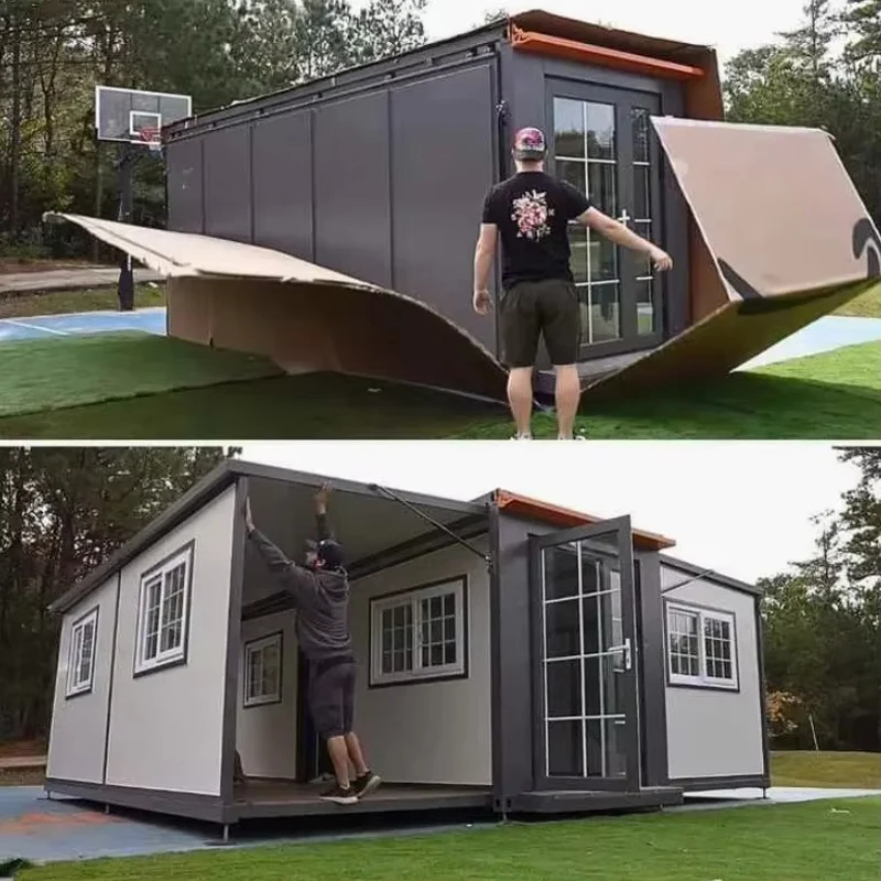YG-casa Modular barata expandible de 40 pies y 20 pies, casa moderna para vivir, casa contenedor de lujo prefabricada personalizada