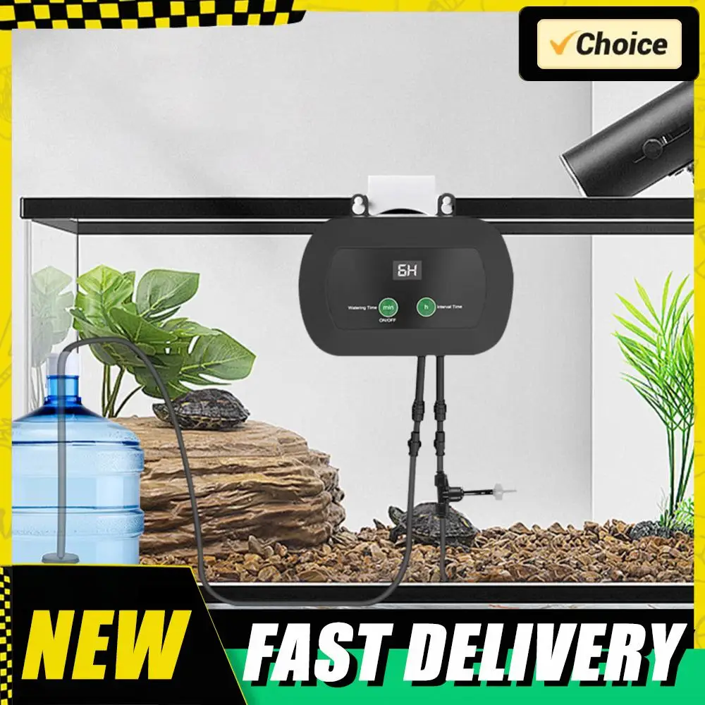 

Automatic Auto Controller Spray Kit System with Timer & 360°Adjustable Nozzles for Chameleons Snakes Frogs Turtles & Lizards