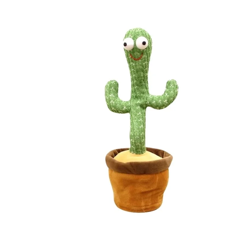 New Kawaii Cactus Figurines That Can Speak Sing Dance Sway Children'S Internet Celebrities Gifts To Soothe Babies Babies