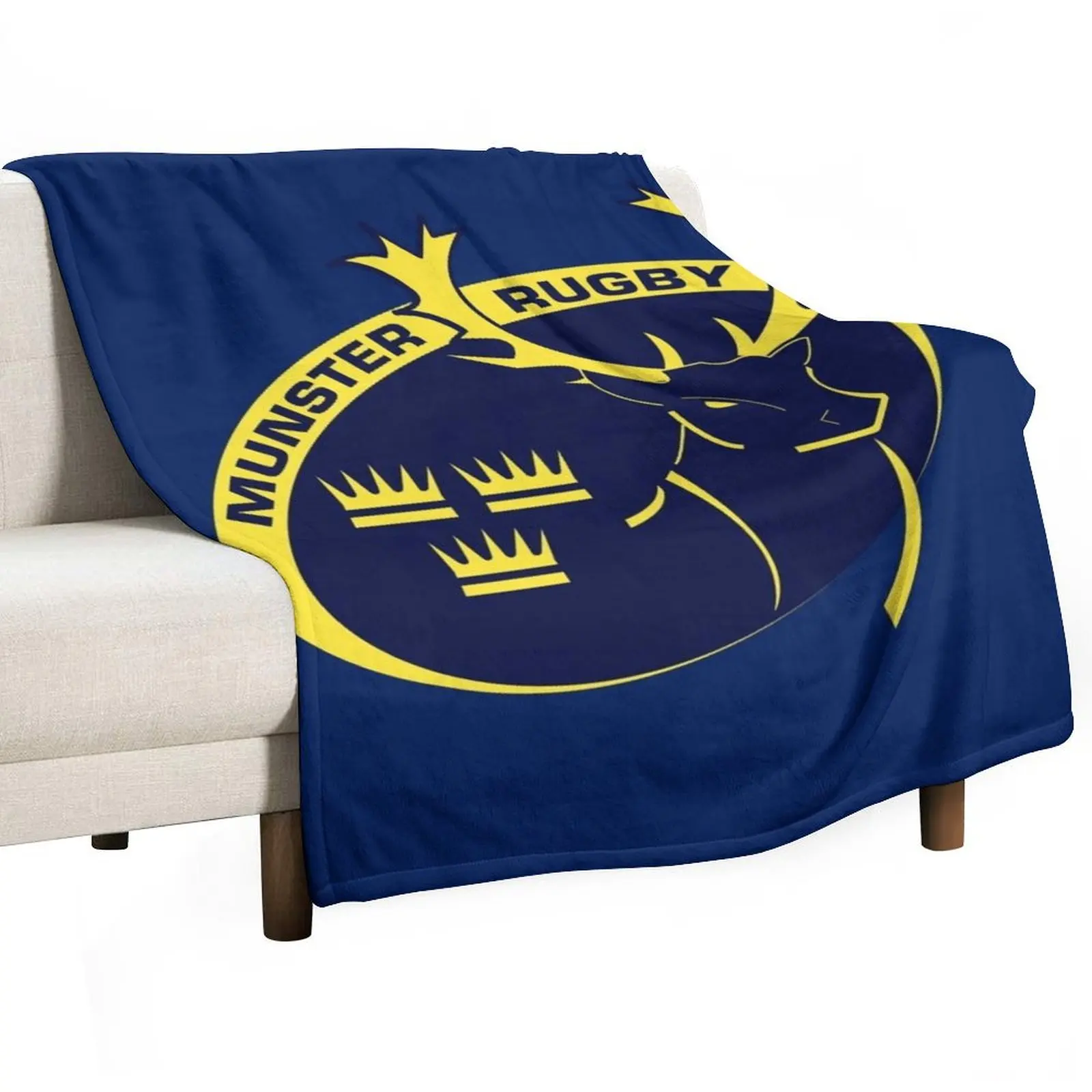 

The Munster Rugby Throw Blanket Extra Large Throw Flannel Sleeping Bag Decoratives Blankets