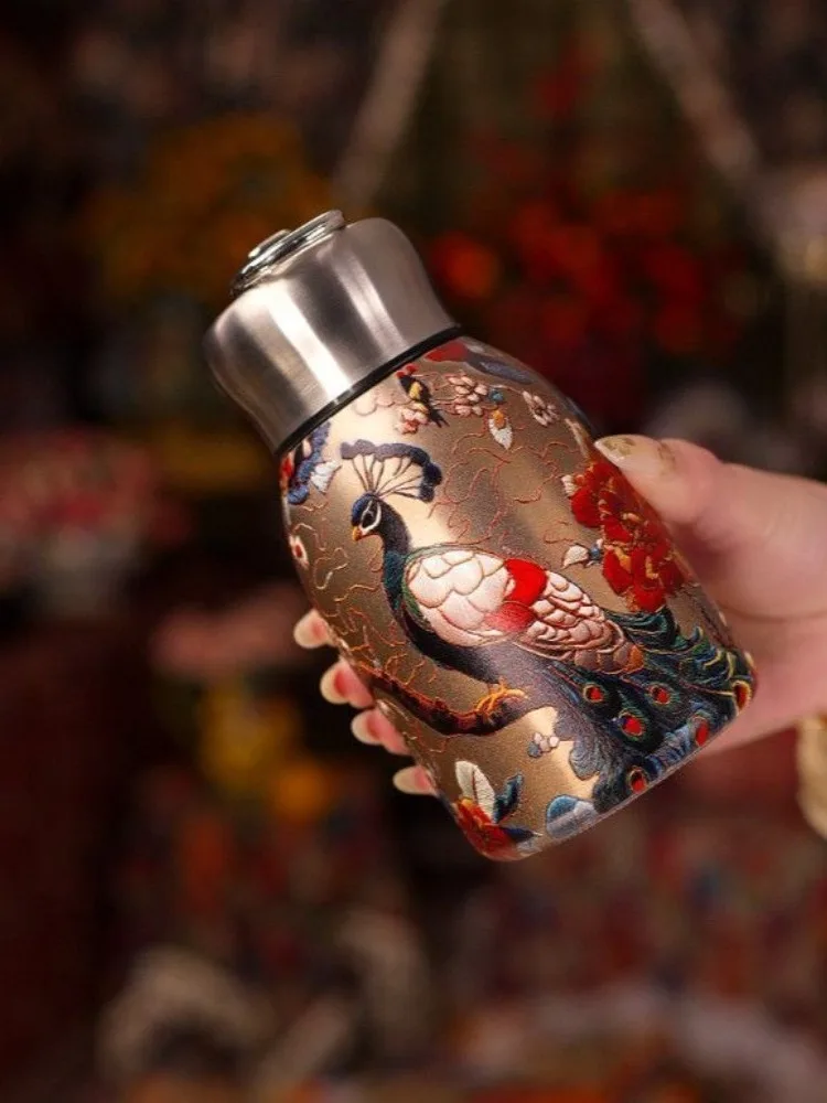 Mini tasse isolée de 300ml, bouteille d'eau à Double paroi en acier inoxydable 304, tasse à café anti-fuite, tasse pratique sous vide, tasse de poche