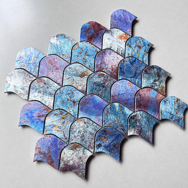 

Aluminum stainless steel special-shaped Chinese retro ceramic wall tiles