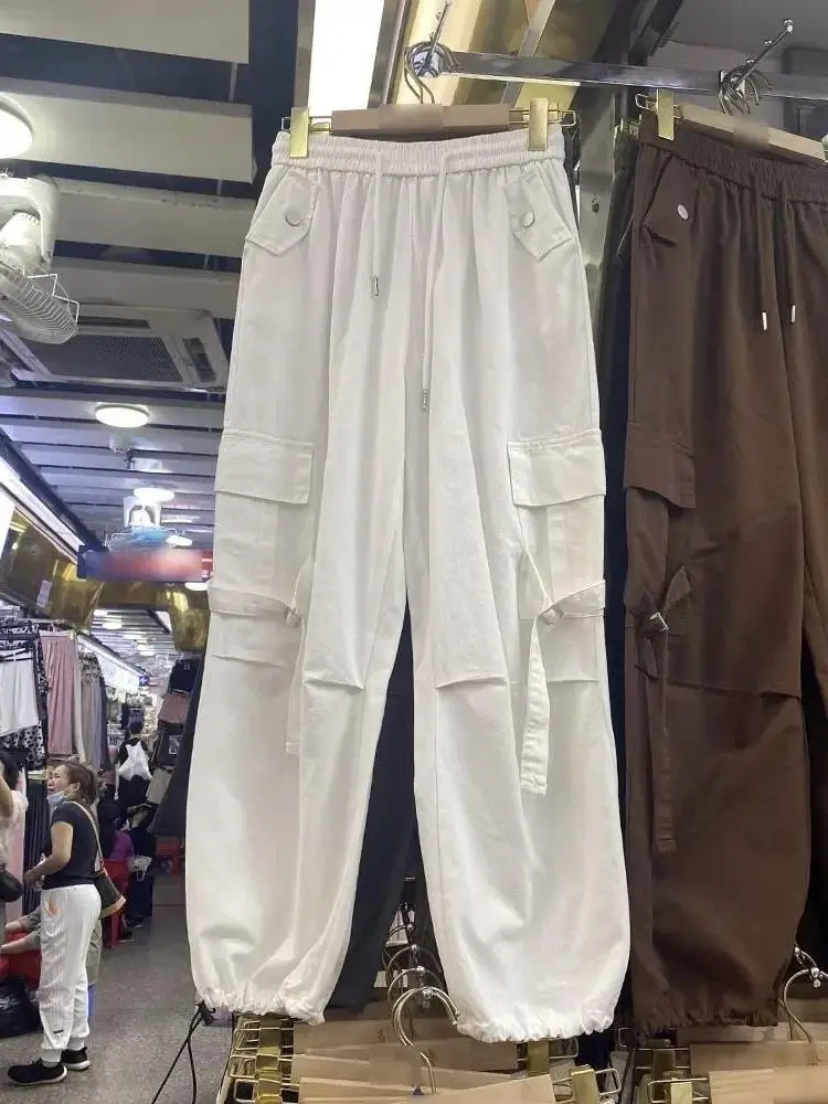 

Мужские повседневные прямые брюки с высокой талией, длинные брюки, свободная рабочая одежда в американском стиле, брюки на осень-зиму