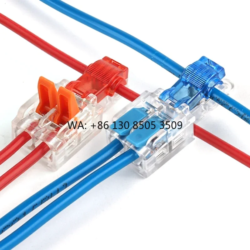

Quick Wiring Connector T-Type Stripping Free Type Branch Splice Terminal Junction Box for Electric Connections Wire Connector