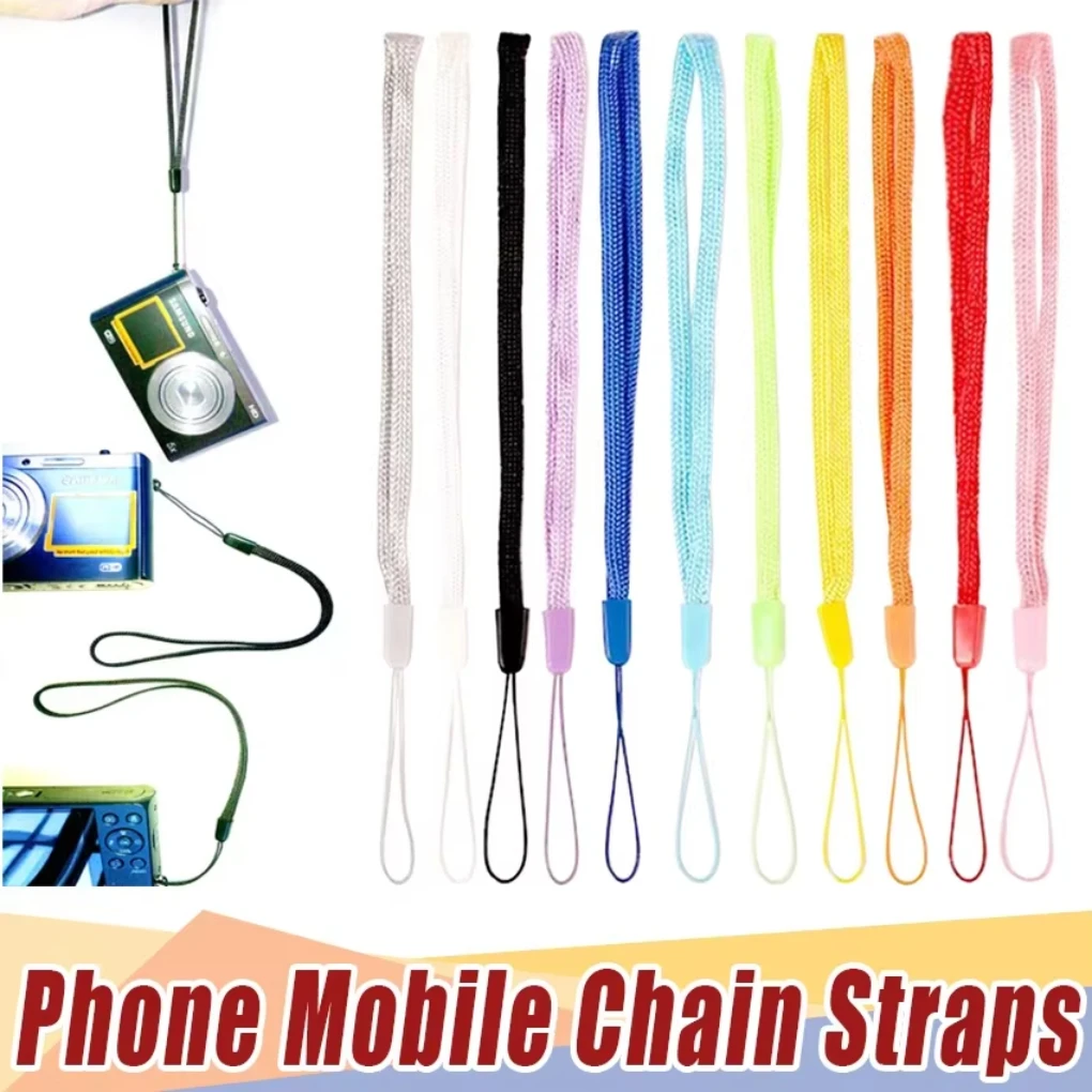 

Nylon Mobile Phone Strap Hand Wrist Lanyard Short Grip String For USB Flash Drive Keychain ID Badge Holer Phones Straps