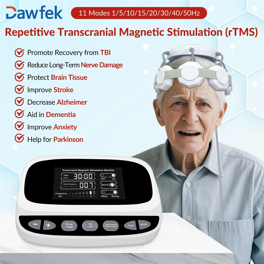 Dawfek Transcranial Magnetic Stimulation Migraine Parkinson's Stimulator Treatment for Depression Disorder Magnets for Migraine