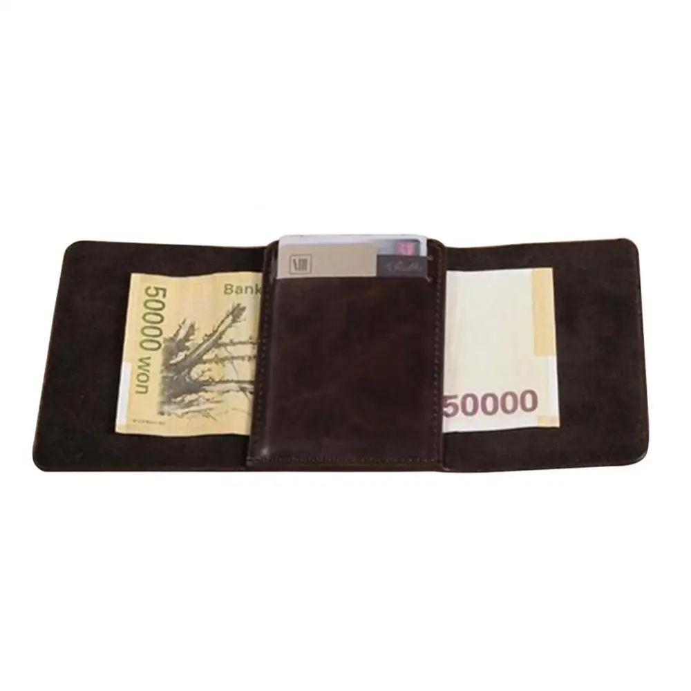 メンズスリム小銭入れ,ファッショナブルなピッグソールウォレット,磁気バックル,カードホルダー,ヴィンテージショートウォレット