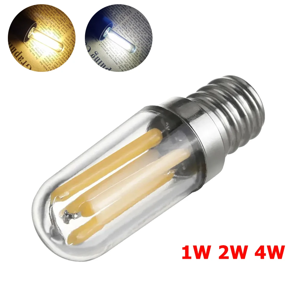 

Dimmable E14 E12 1W 2W 4W LED Fridge Filament Light 3000-6000K Cool / Warm White LED Filament Lamp 110V 220V for Sewing Machine