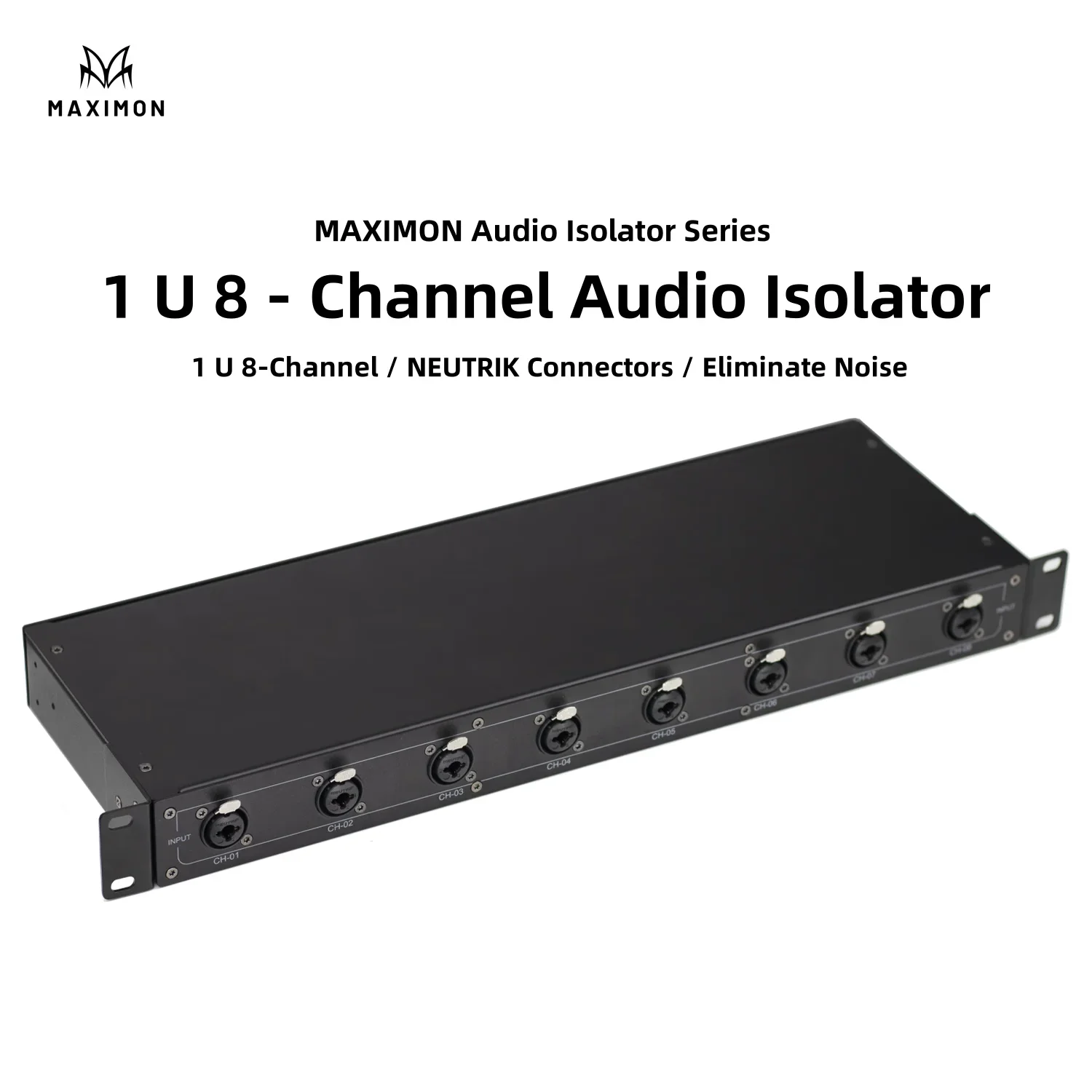 عازل الصوت XLR + 6.35 المدخلات والمخرجات XRL يدعم إدخال/إخراج الإشارة المتوازنة/المتوازنة #5