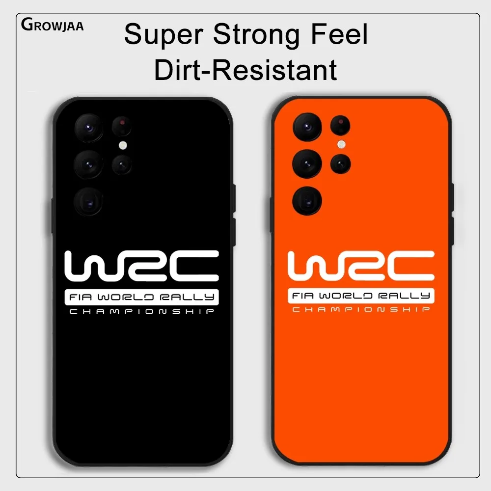 

W-wRc Rally Racing logo Phone Case For Samsung Galaxy S25 S24 S22 S23 Ultra S21 S20 Plus 5G Protective Silicone Funda