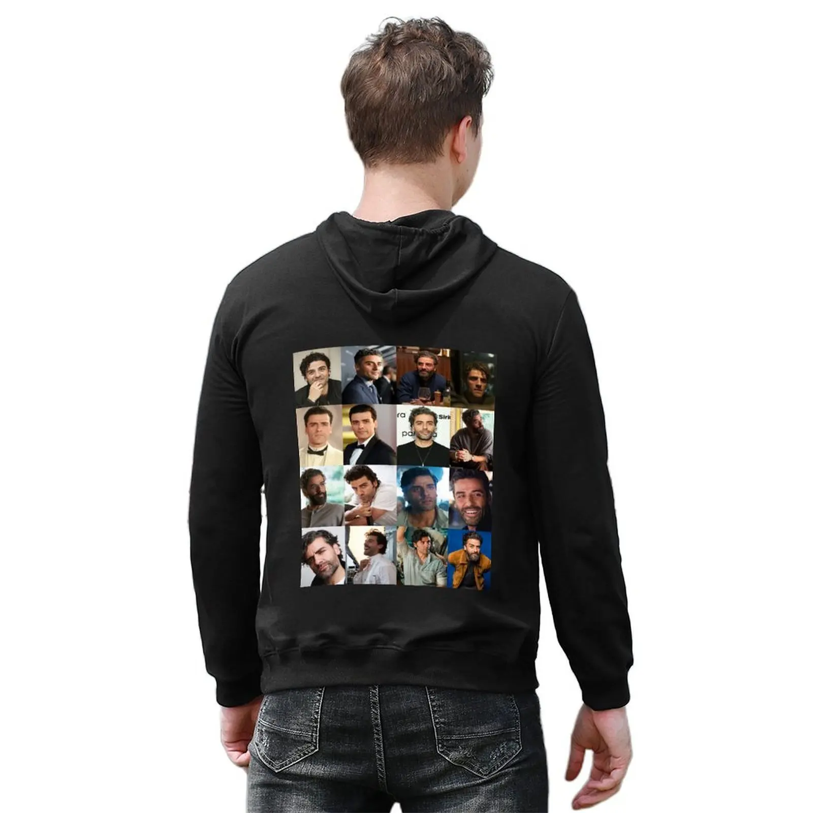 أوسكار إسحاق هوديي ملابس رجالية طقم قميص رياضي للرجال معطف رجالي هوديي ملابس الشارع #6