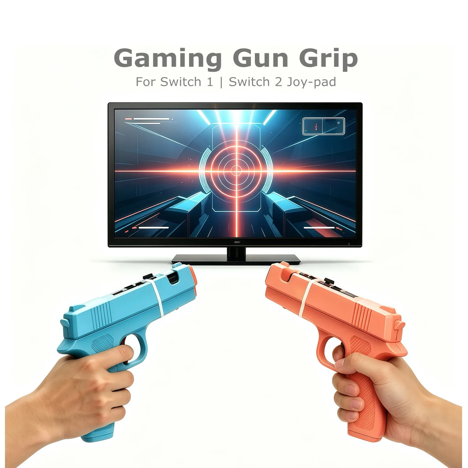 Empuñadura de Control para Juegos de Disparos para Nintendo Switch 2, Empuñadura para Joy-con, Accesorios para Switch/Switch OLED