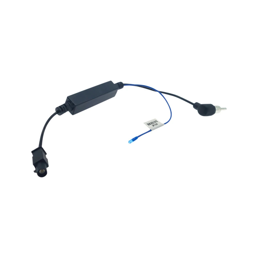 NEWEST Car Radio Antenna Aerial Adaptor For Volkswagen Audi Citroen Ford Renault Bent Plug Cable Fakra Male Connector Amplifier