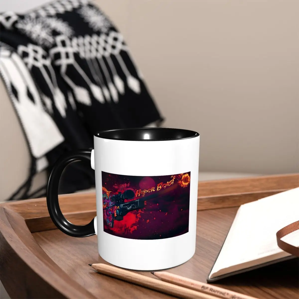 Hyper Beast Cover Photo Mug Funny Ceramic Coffee Cups Tea Mugs Milk Cup Drinkware Gifts for Friends