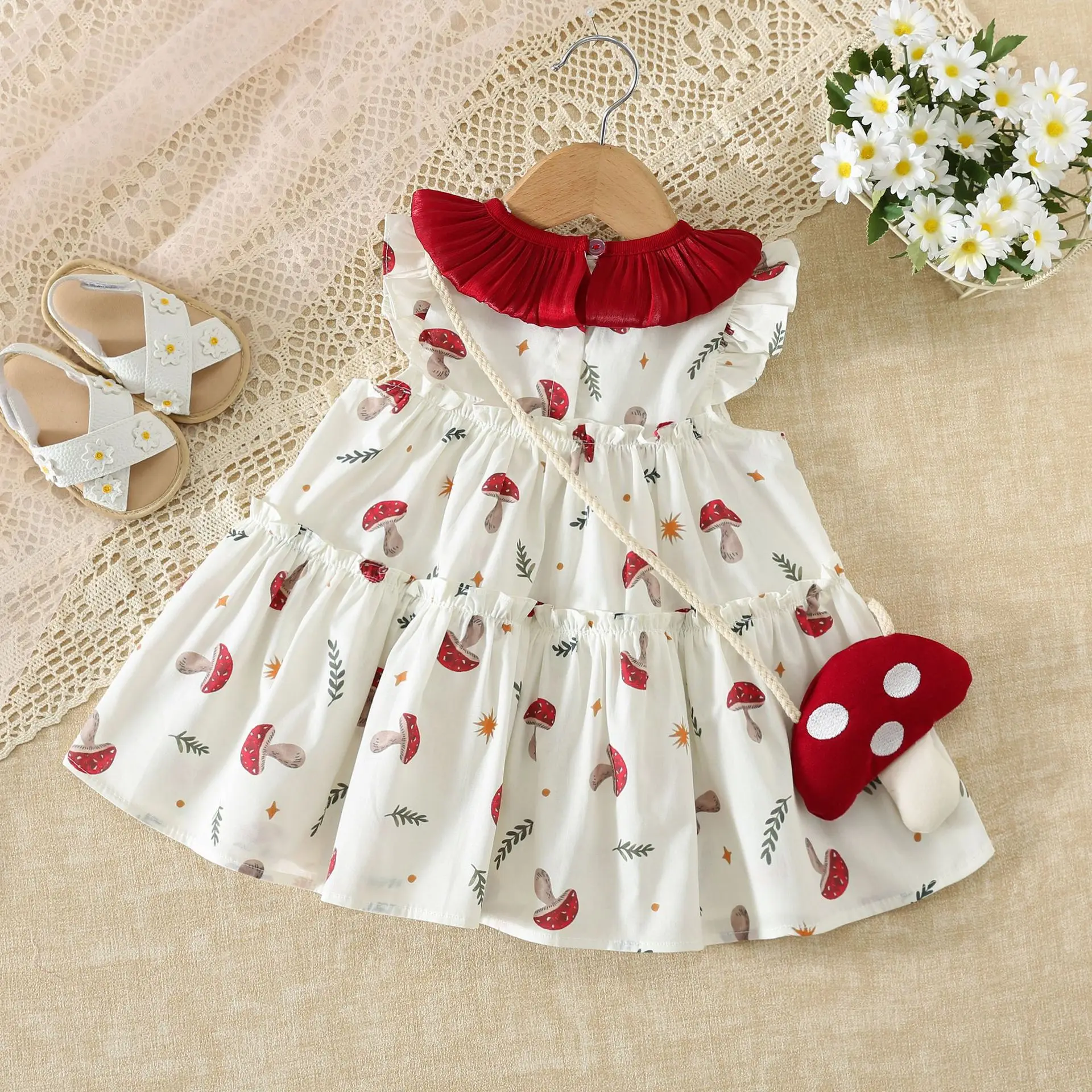 Girls' Summer Dress 2026 Little Girl Beautiful Children's Foreign Style Thin Girl High-end Skirt