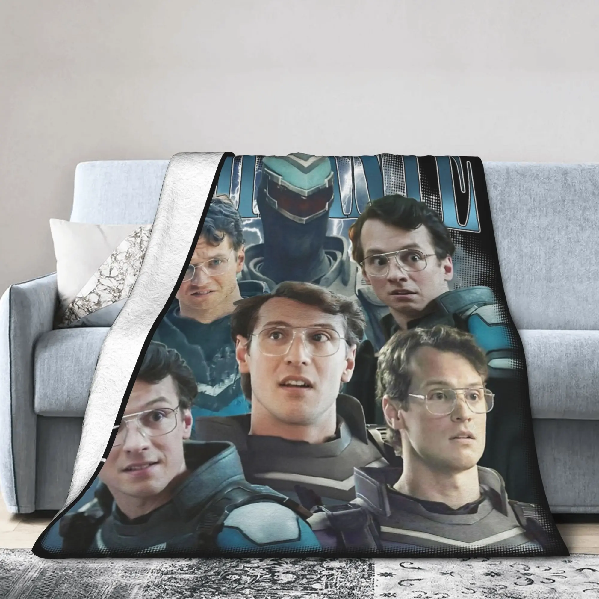 Vigilante Peacemaker يقتبس بطانية دافئة مريحة رقيق رمي البطانيات للأريكة 50x60 بوصة أحجام متعددة أفخم رقيقة لحاف #3