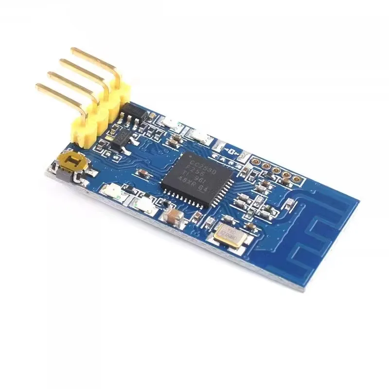 2.4G Zigbee wireless serial transceiver module CC2530 data transparent transmission point-to-point broadcast mode TTL