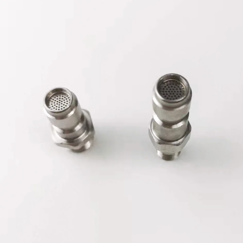 محول معدني الفولاذ المقاوم للصدأ + G1/4 ذكر/+ G1/8 ذكر 1/4 توصيل سريع التوصيل فوهة سنو رغوة انس محول اكسسوارات غسيل السيارات