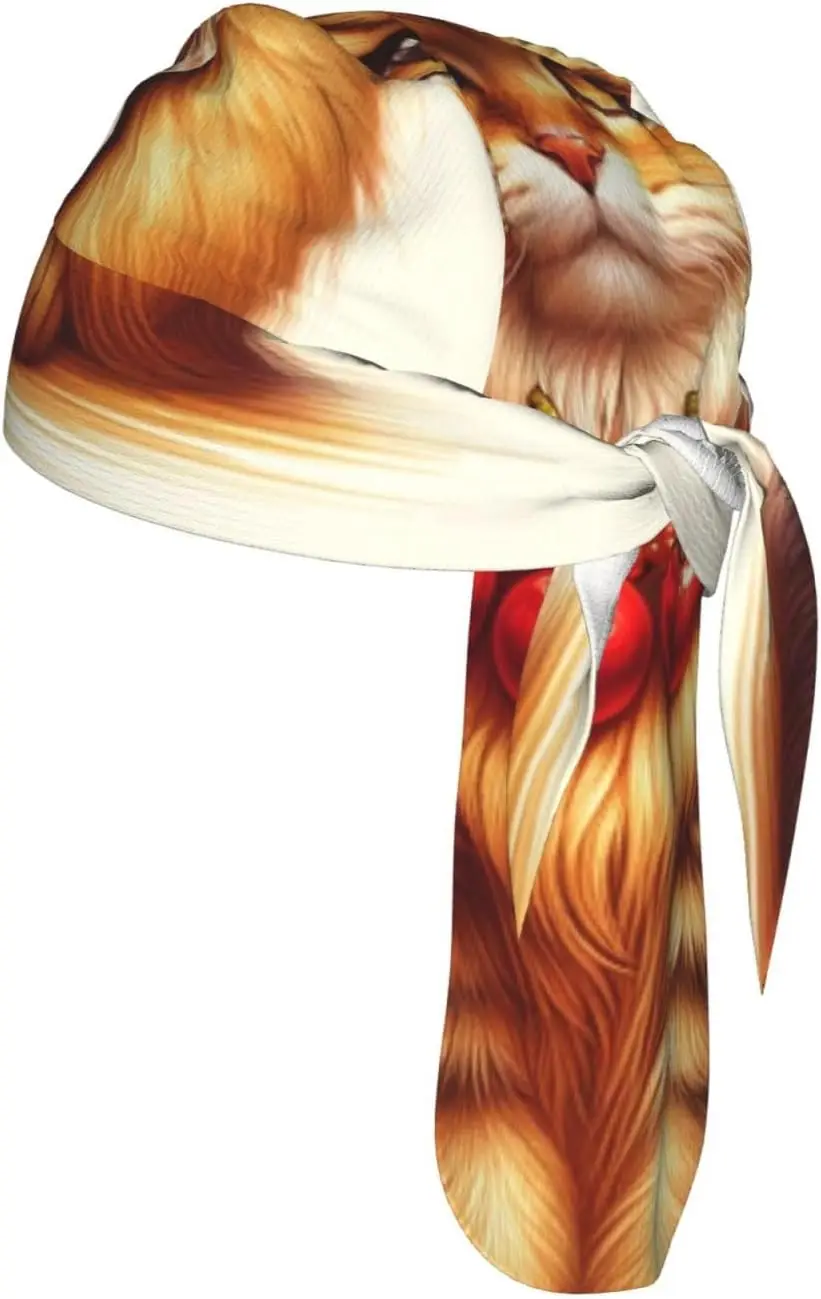 

Breathable Cat-Wearing Cherry Necklace Cycling Cap Quick-Dry Mesh Helmet Liner with Adjustable Strap for Biking Running