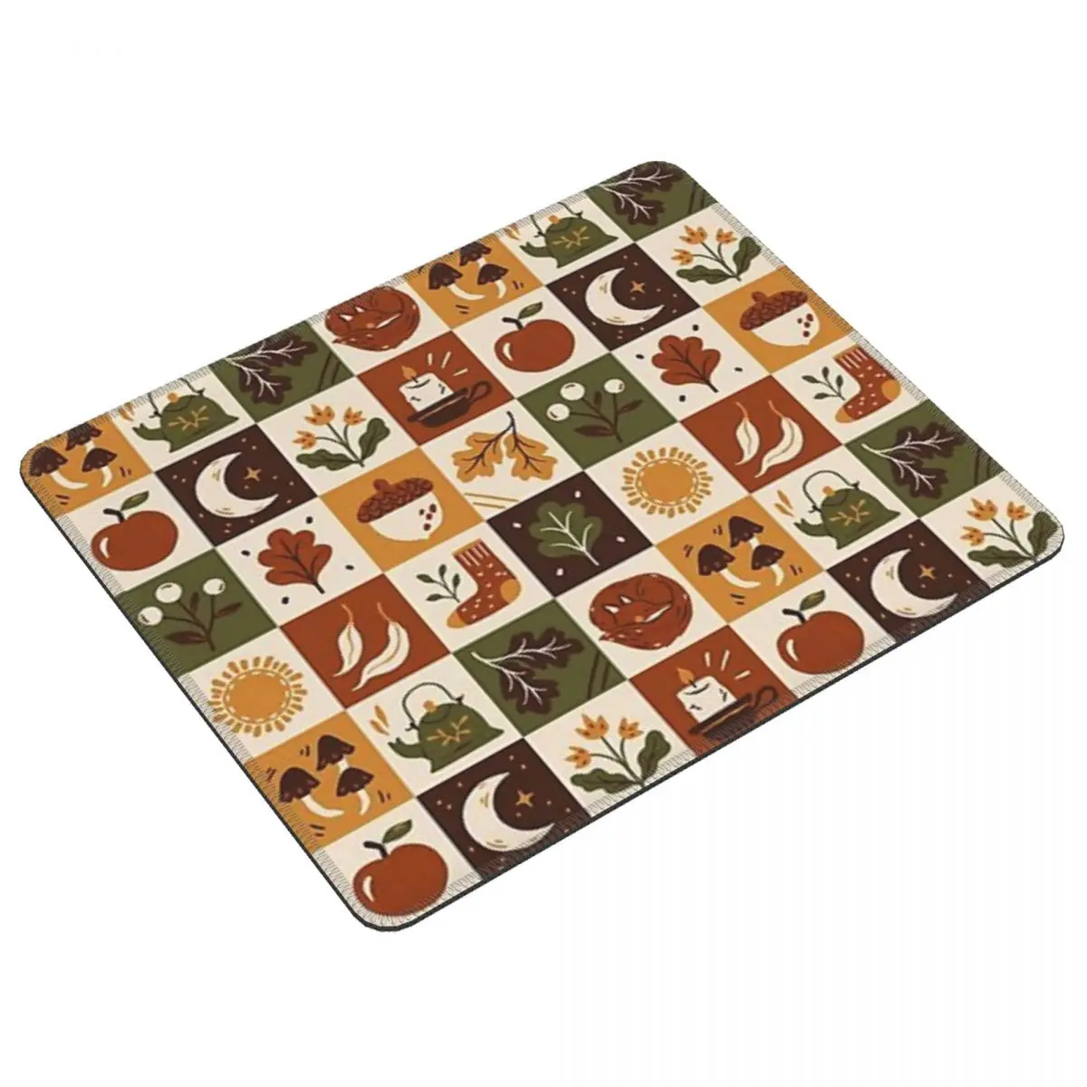 Fall Equinox Mouse Pad Computer Laptop Non-slip Keyboard Desk Mat Mousepad