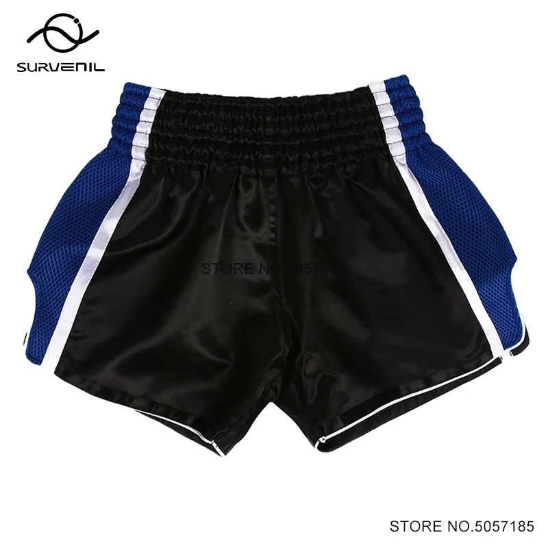 Muay Thai Shorts Plain Boxing Shorts Men Women Child Satin Grappling Kickboxing Fight Shorts No Logo Martial Arts MMA Clothing