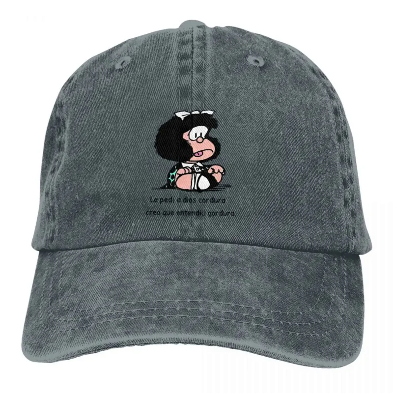 

Le Pedi A Dios Baseball Cap Men Hats Women Visor Protection Snapback Mafalda Cartoon Caps