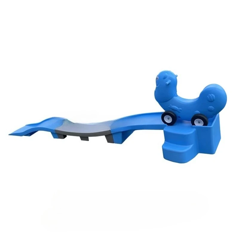 Plastic Toy  Roller Coaster Game For Children Three-stage Sliding Car Sled Slide Plastic Track