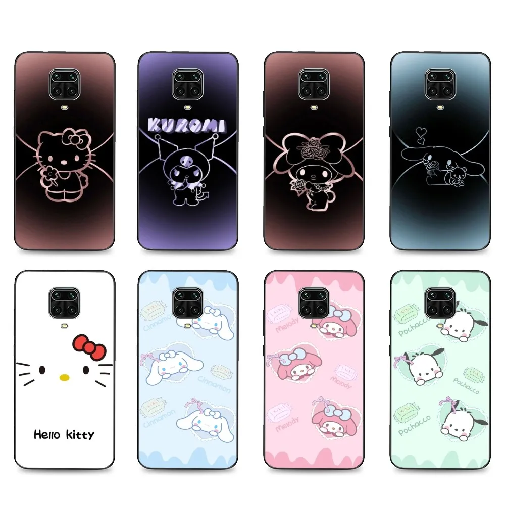 

Phone Case For Cute S-Sanrio Phone Case For Xiaomi Mi 5X 8 9 10 11 12 Lite Pro 10T PocoX3pro PocoM3 Note 10 Pro Lite