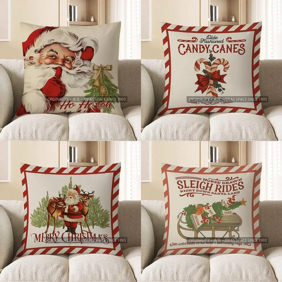 

Домашний декор Santa'S Secret: Ho Ho Oh Чехлы для подушек с рисунком, подходят для дивана, спальни, автомобиля, наволочки