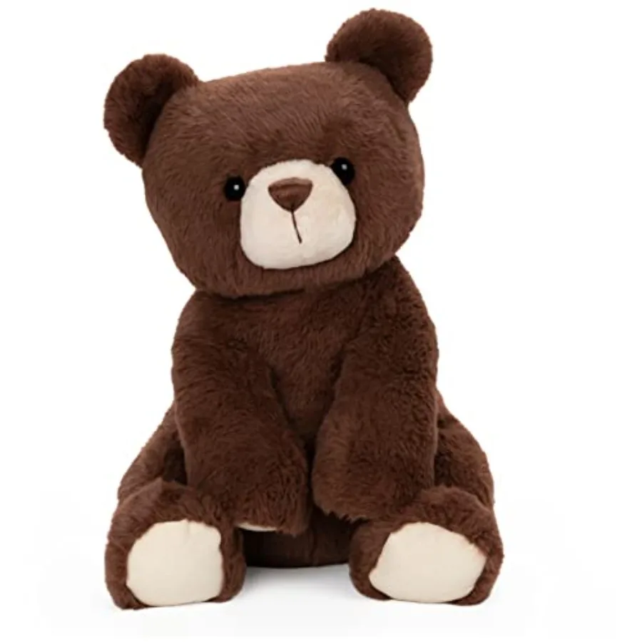 

GUND Finley Teddy Bear Premium Stuffed Animal for Ages 1 and Up Chocolate Brown 13 Soft Plush Huggable Design