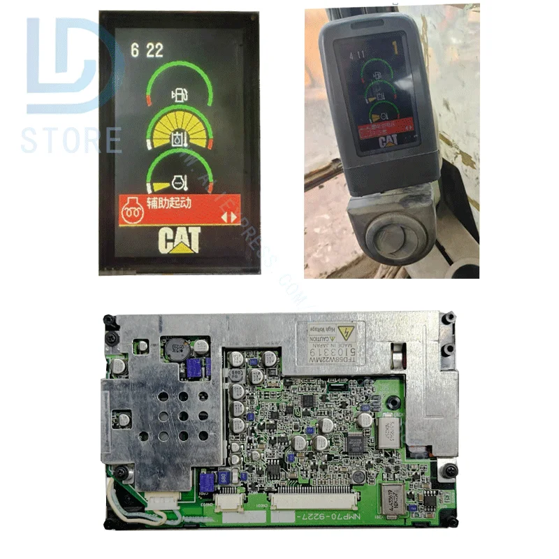 

279-7611 227-7698 2797611 2277698 LCD Screen Panel For CAT ZX-3 E320D 320D 312D 330D Excavator Monitor LCD