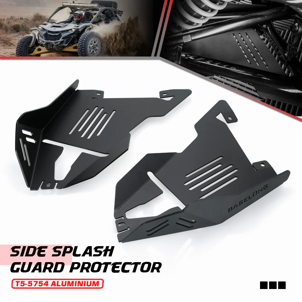 

Left And Right Side Front Splash Guard Protectors Compatible For Can-Am Can Am Ryker 600 900 Sport & Ryker Rally 2018-2025 2024