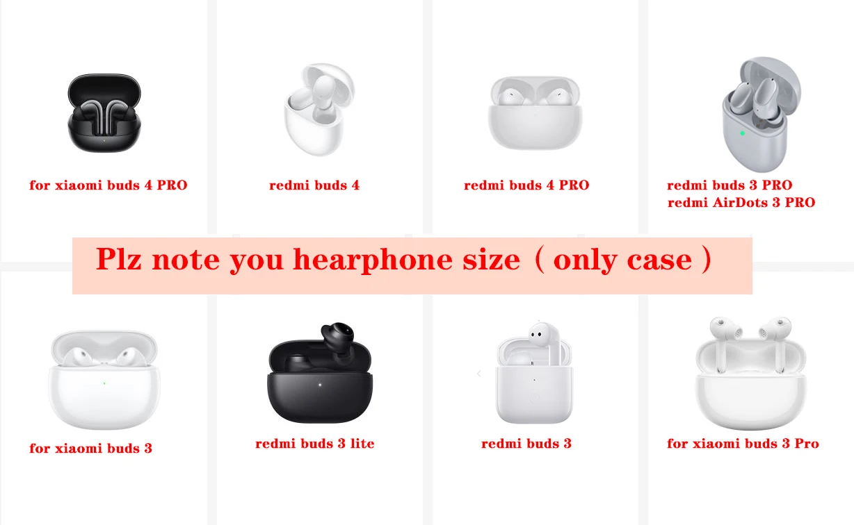 น่ารักสําหรับ Xiaomi Redmi Buds 4 กรณี Love Heart พวงกุญแจหูฟัง Redmi Buds4 กรณีซิลิโคนกล่องชาร์จอุปกรณ์เสริม