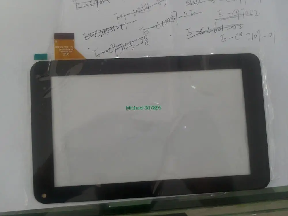 Qsd E-C7109 01 handwriting touch screen panel  noting size and color