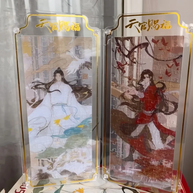 

Original Anime Tgcf Tian Guan Ci Fu Hua Cheng Xie Lian Cosplay Comics Puzzles Blind Box Rotating Acrylic Stand Surprise Gifts