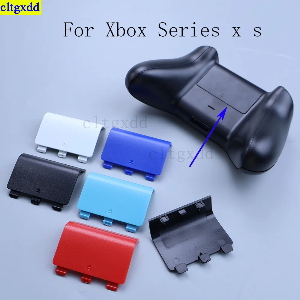 

Cltgxdd 1piece is suitable FOR Xbox Series X S gamepad controller plastic battery case cover back cover replacement shell
