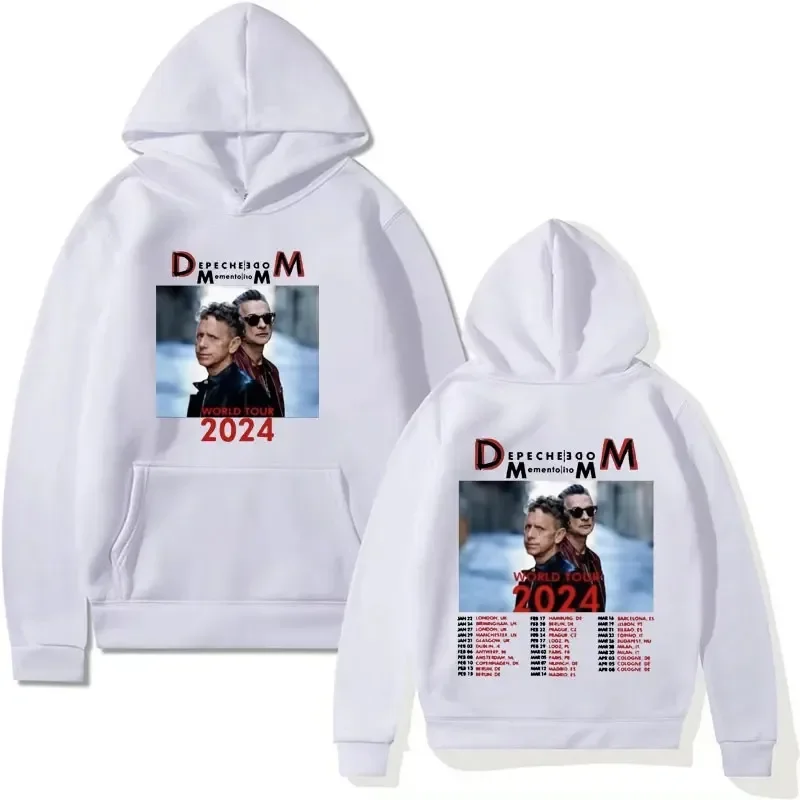 Rock Depeche Cool Mode Tour 2024 New Graphic Hoodie Men Women Casual Fashion Gothic Sweatshirt Vintage Hip Hop Pullovers Hoodies